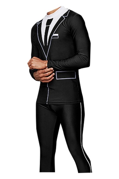 ADS025  Men's swimwear Western clothing diving suit quick-drying fashion snorkeling swimming equipment plus size swimwear detail view-4